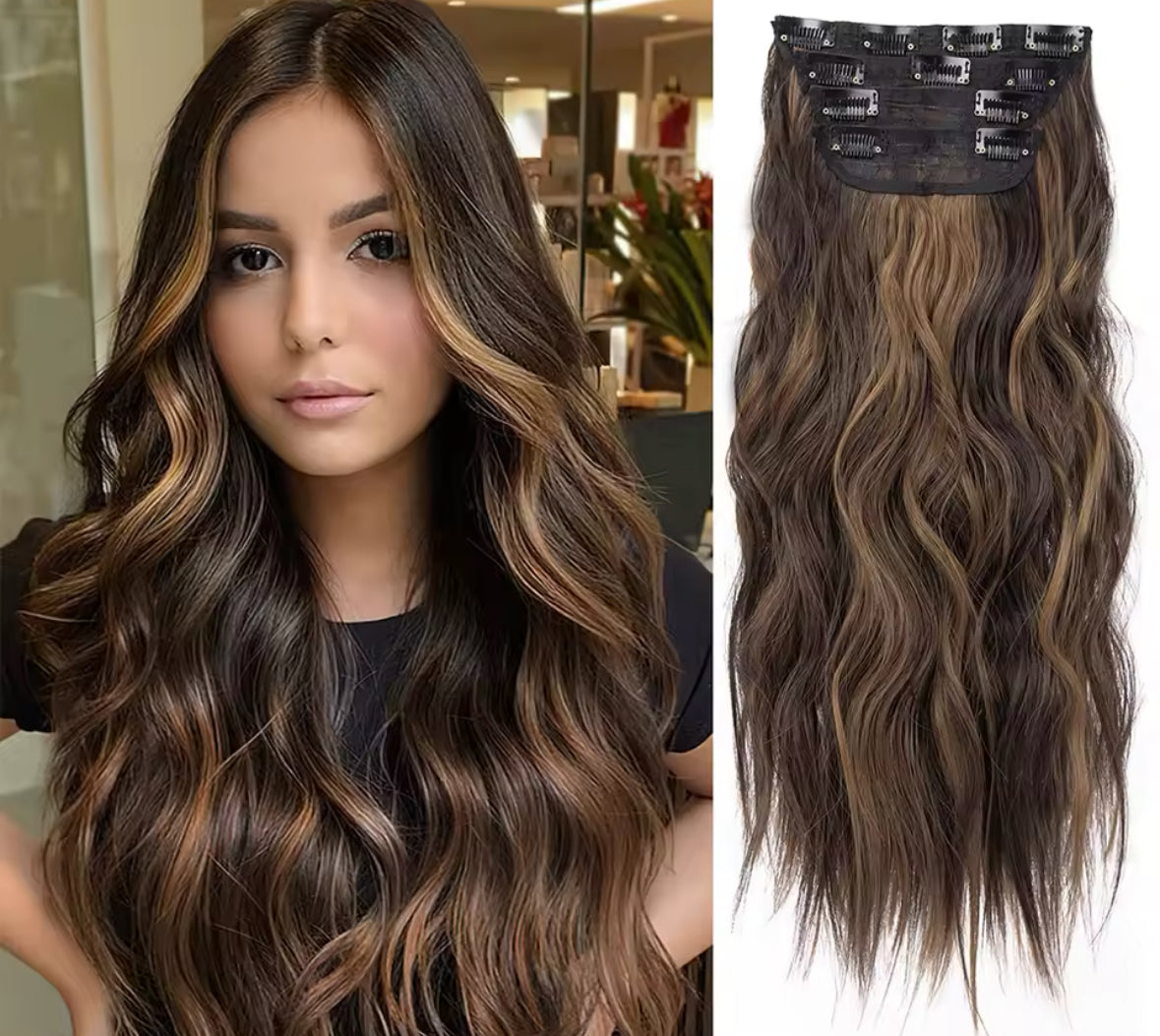 Extensiones Clips Fibra 50 cm