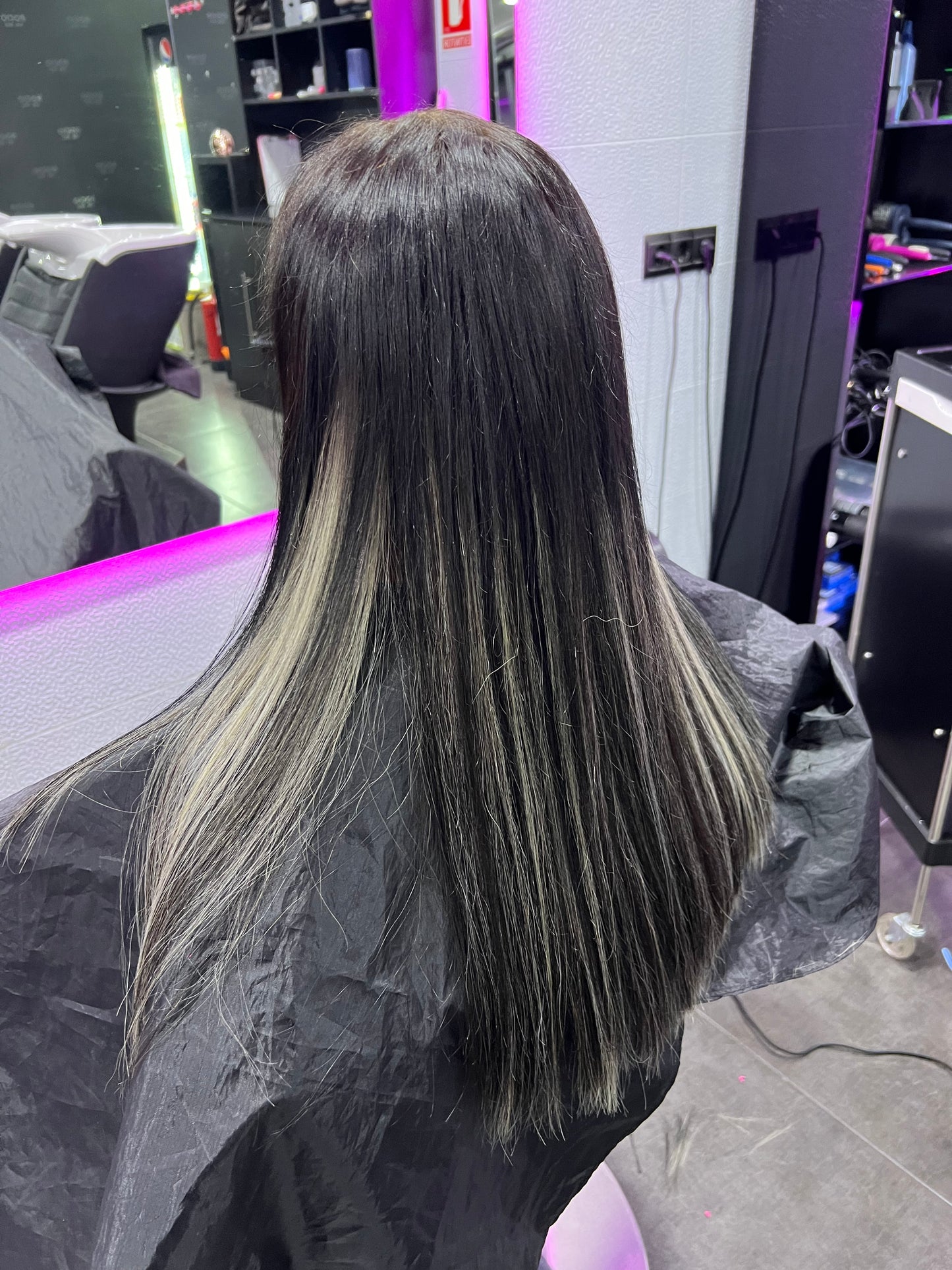 Extensiones adhesivas efecto mecha 60 cm
