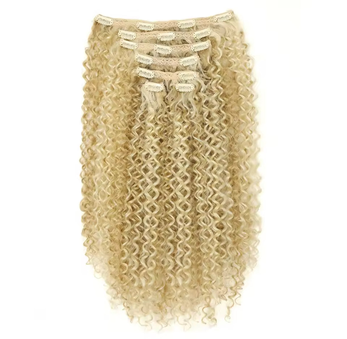 Extensiones de clips rizadas 60cm