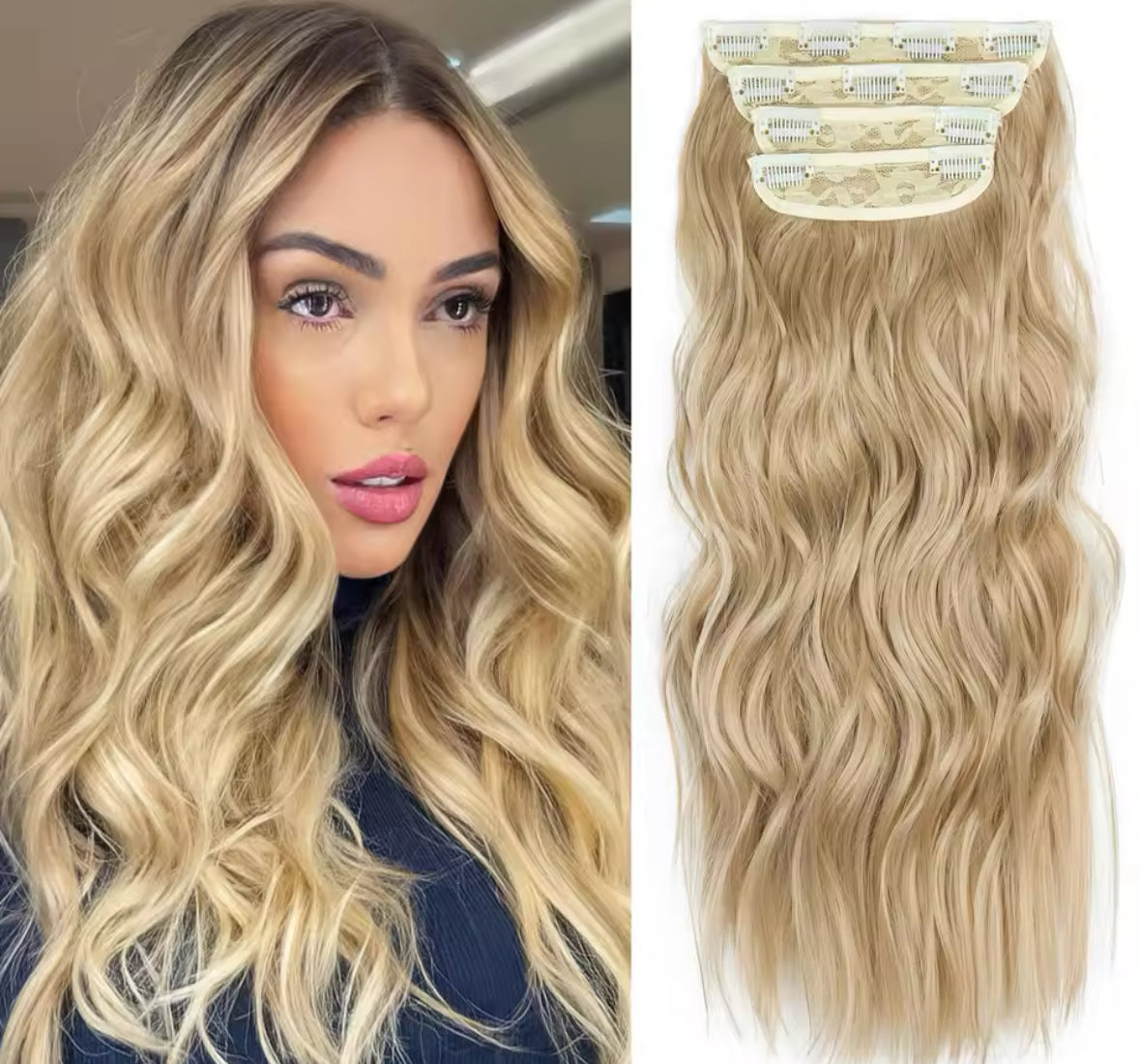 Extensiones Clips Fibra 50 cm