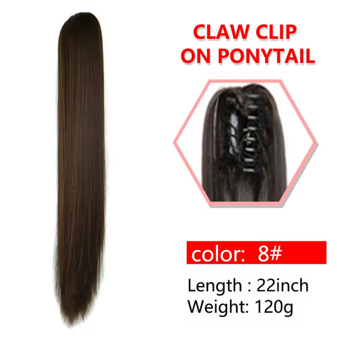 Coleta pinza fibra lisa 55cm