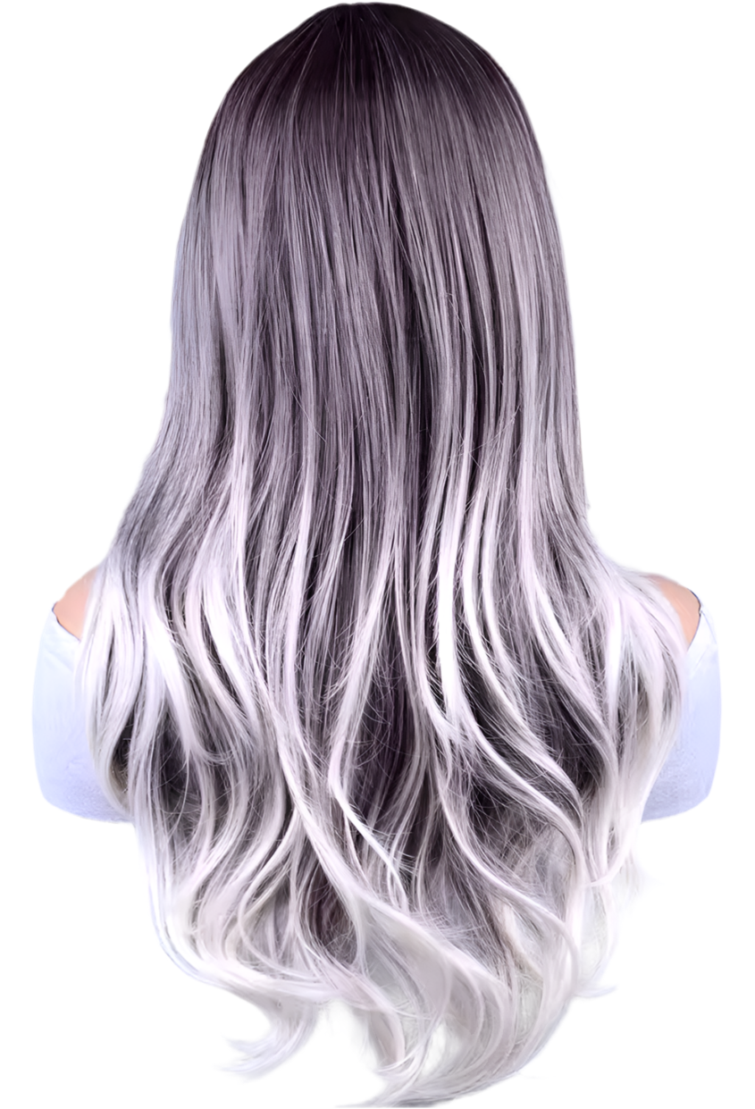 Peluca balayage en blanco