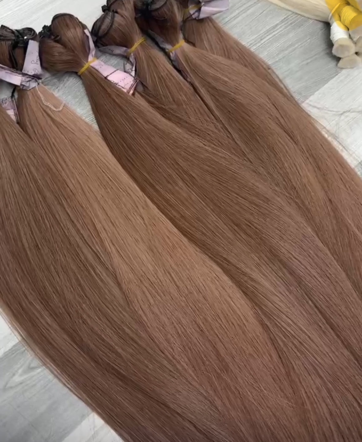 Cortina de cabello humano TOFFE