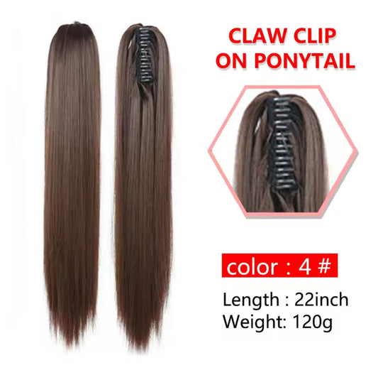 Coleta pinza fibra lisa 55cm