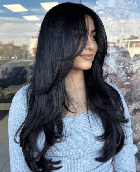 Extensiones fijas corte mariposa
