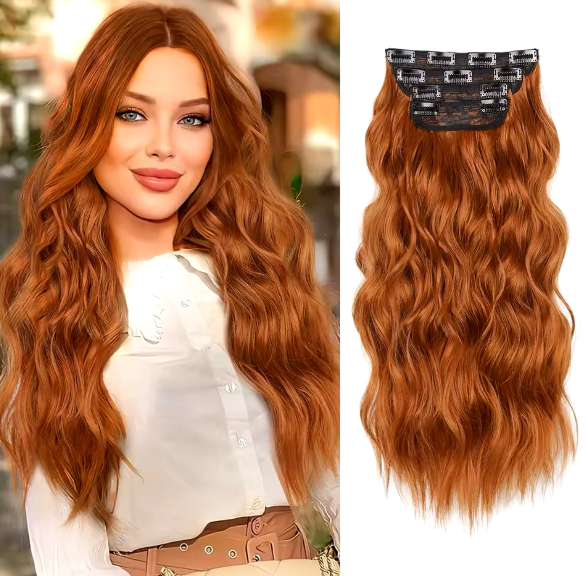 Extensiones Clips Fibra 50 cm