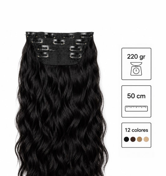 VARIOS COLORES Extensiones Onduladas