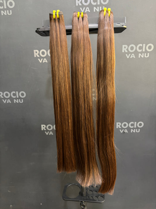 Cortina de cabello humano chocolate
