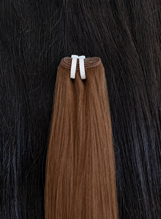 Cortina de cabello humano CASTAÑO